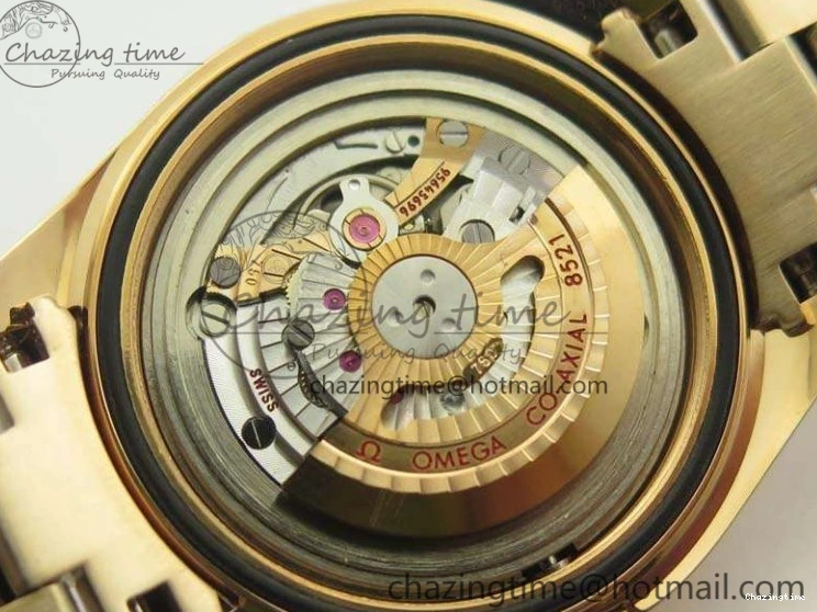 0317 Timeless Aqua Terra Ladies 35mm RG V6F Best Edition White MOP Dial On RG Bracelet A 8102